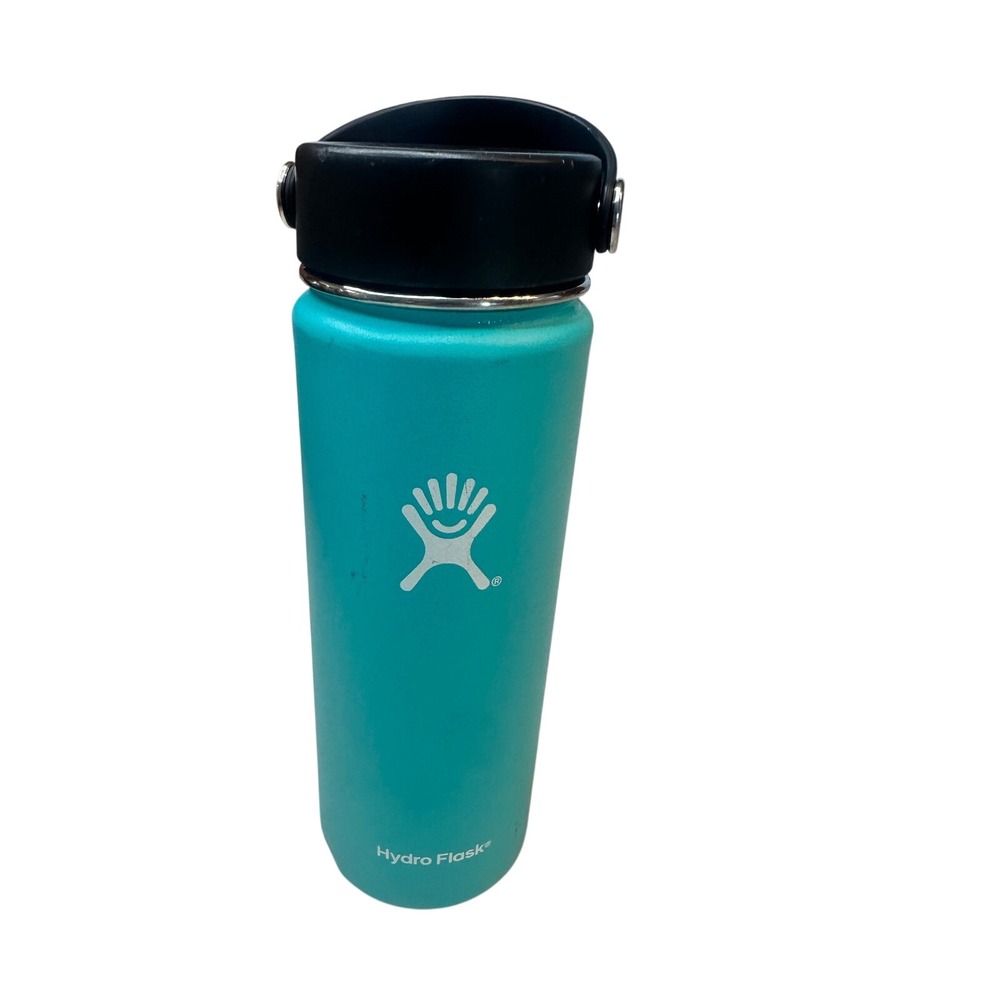 Hydro Flask Water Bottle Unisex 18oz Dutch Bros Turquoise Wide Mouth Insulated